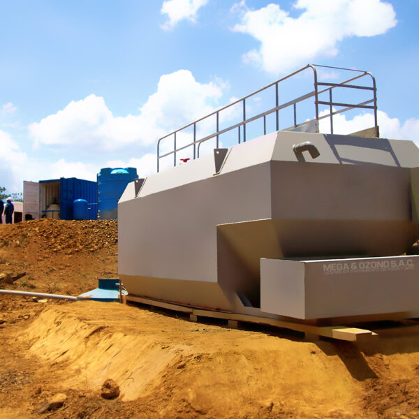 Instalación e implementación de Planta de aguas residuales domésticas en Perú- Mega & Ozono SAC
